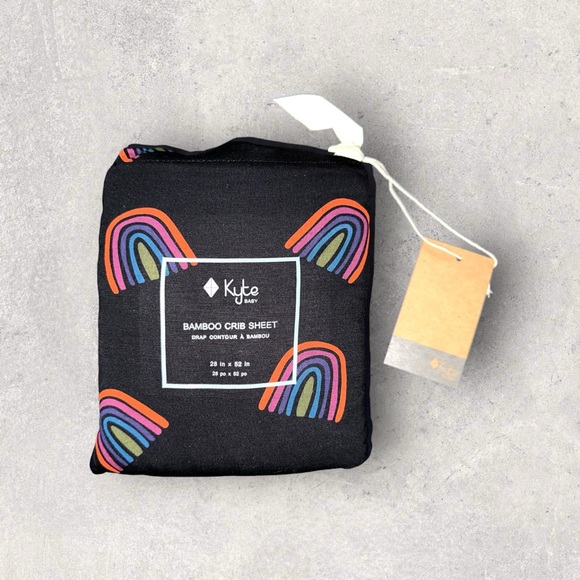 NWT Kyte Clementine Rainbow Sheet - Picture 1 of 2